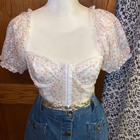 Women’s Floral Bustier Top - Picture 3 of 7